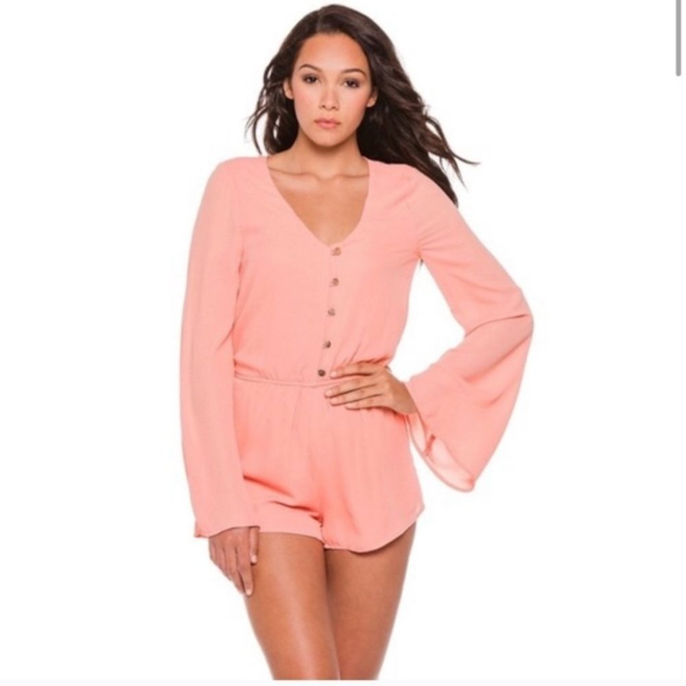 Show Me Your MuMu Bell Sleeve Romper